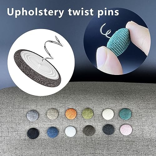 Brown Upholstery Tacks Set of 24 for Headliners and Bed Skirts