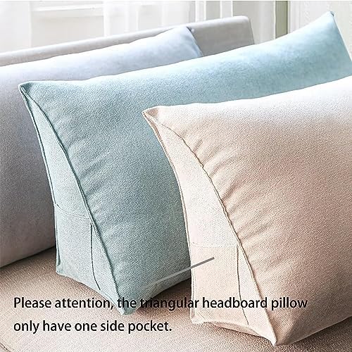 Large Wedge Headboard Pillow for Adults Reading Relaxing Comfort
