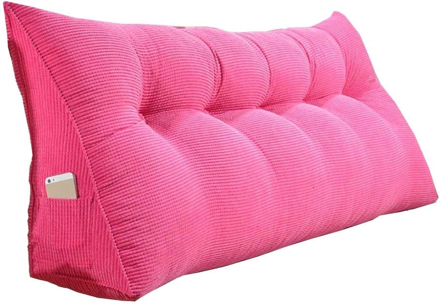 Relax in Style TriangularShape Comfort Pillow for Reading relaxation on Twin Bed