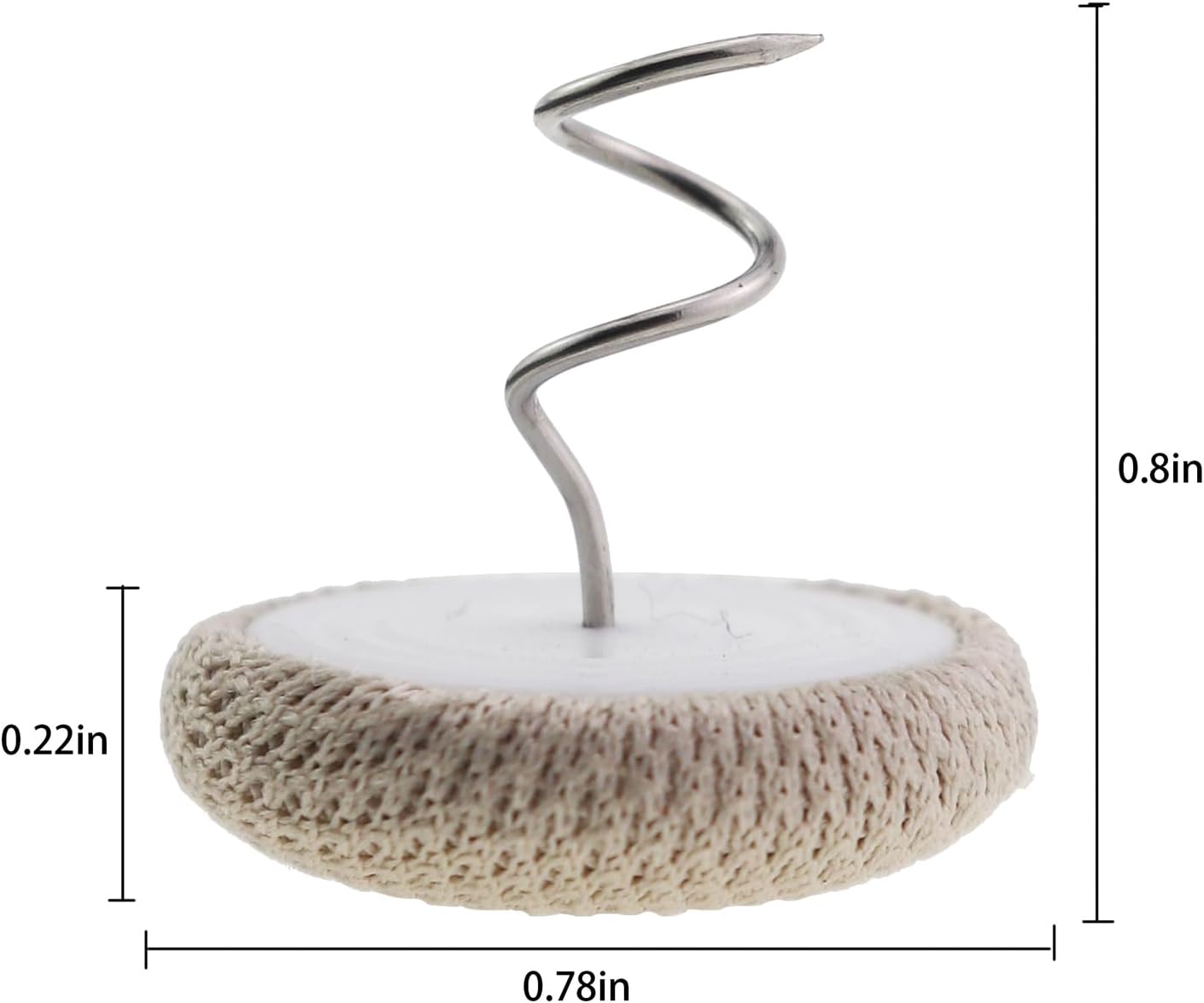 Trendy Twisted Pins 20mm for Sofa Decor Bed Skirt Edge Holder Home Kitchen