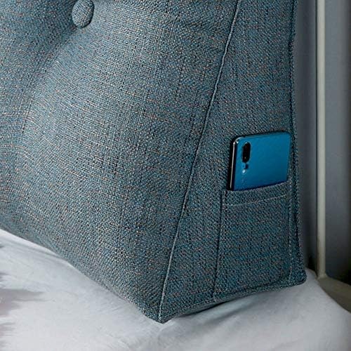 ZHNALIUS Large Soft Comfortable Backrest Headboard King Pillow for Reading Rest in Twin Bed