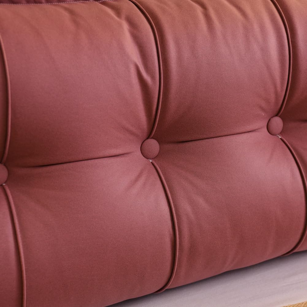 ZYANLING Headboard Wedge Pillow Leather Bedside Backrest Pillow for Bed Sofa Reading FullKingQueenSingle
