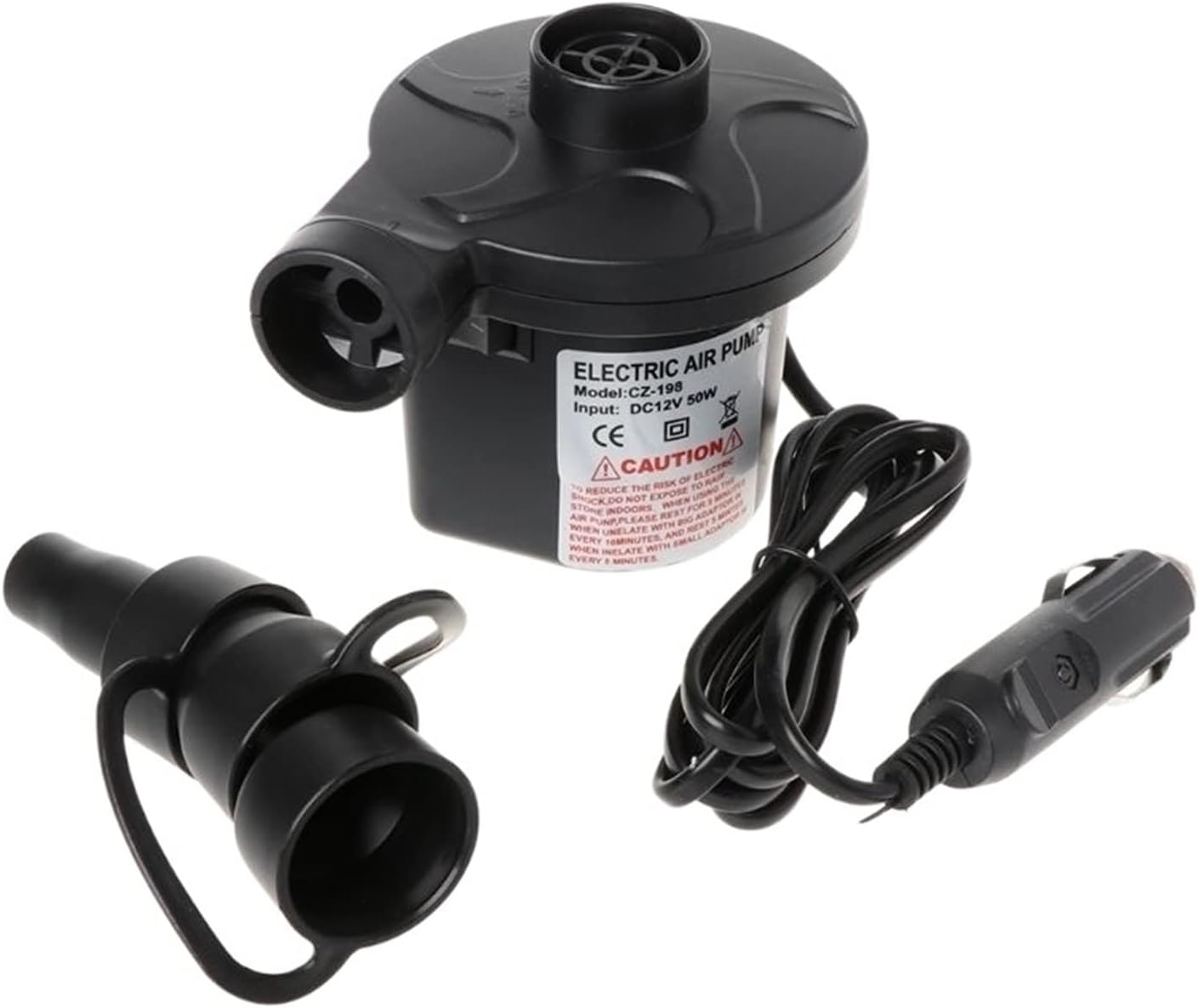 Wrtgerht Mini Power Small Pump Electric Air Pump Portable Air Mattress Pump Inflator Deflator for Inflatables