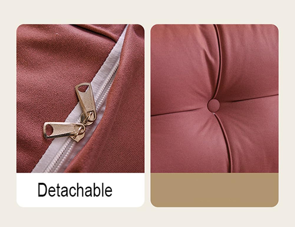 ZYANLING Headboard Wedge Pillow Leather Bedside Backrest Pillow for Bed Sofa Reading FullKingQueenSingle