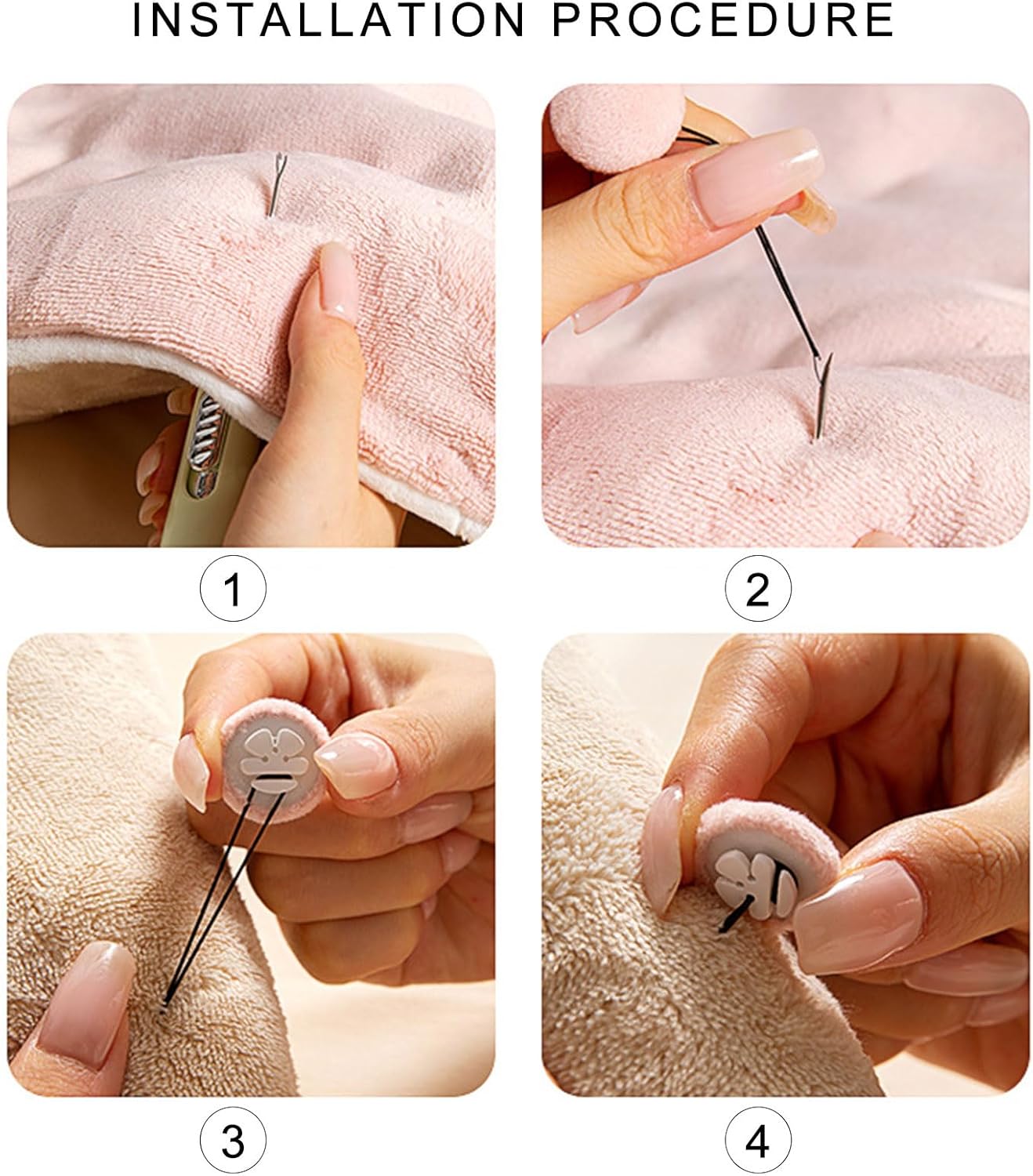 9-Piece Dash of Luxury Duvet Clips That Securely Hold Your Bedding Fast and Easy