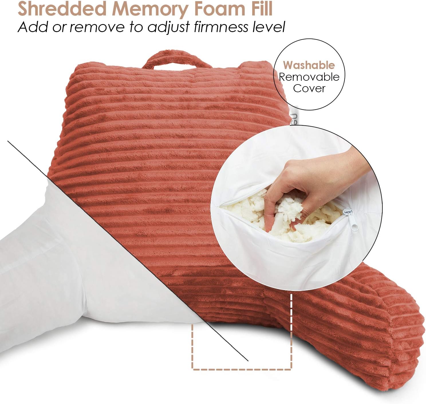 Nestl Reading Pillow with Adjustable Support