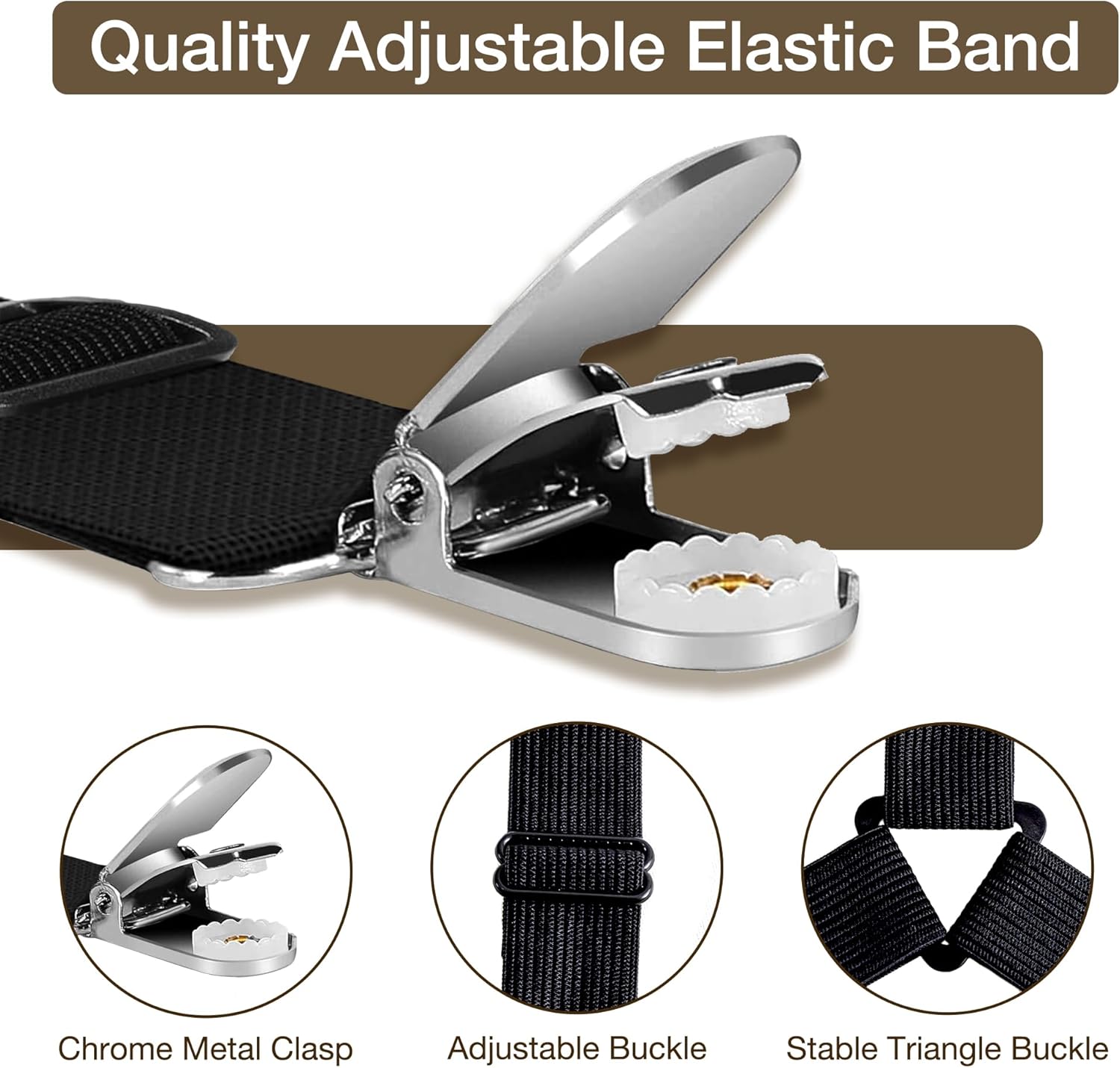 Jellymoni Bed Sheet Straps Easy to Install Durable Fasteners for a Cozy Sleep