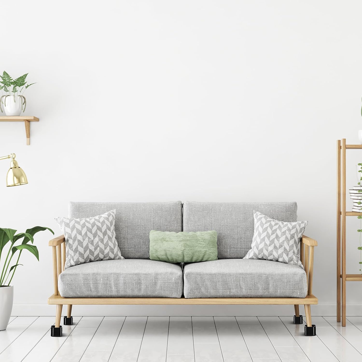 16-Piece Stackable Bed Risers - Heavy Duty Space-Saving Elevate 22in 2 Colors