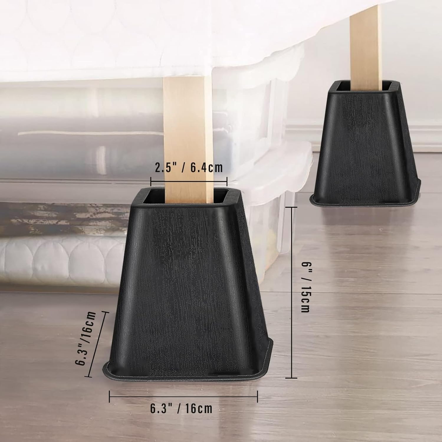 Sturdy Sleep Enhancer 6-Inch Bed Riser Stands Up To the Test of Time