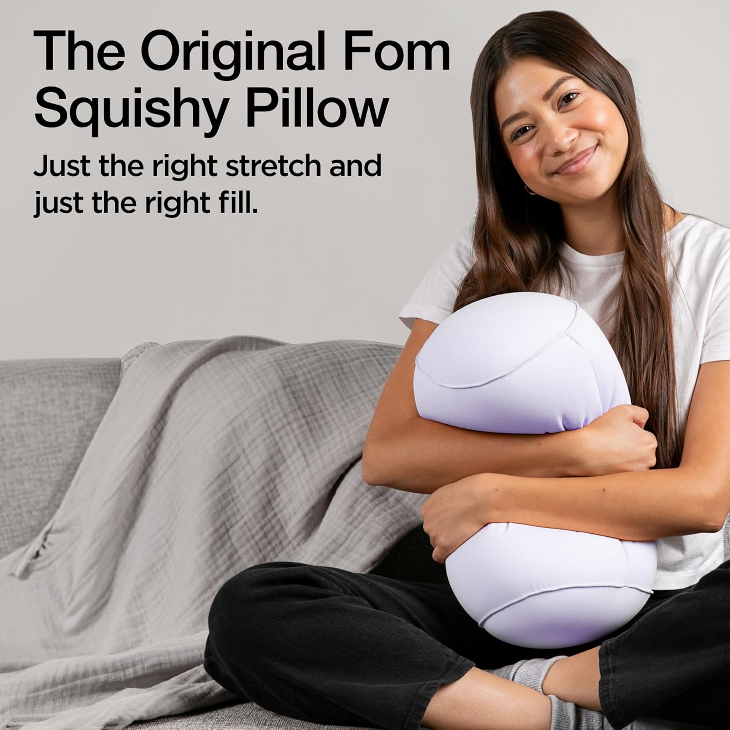 Original FOM Pillow Stretchy Colorful Supportive for Neck Lumbar and Sleep