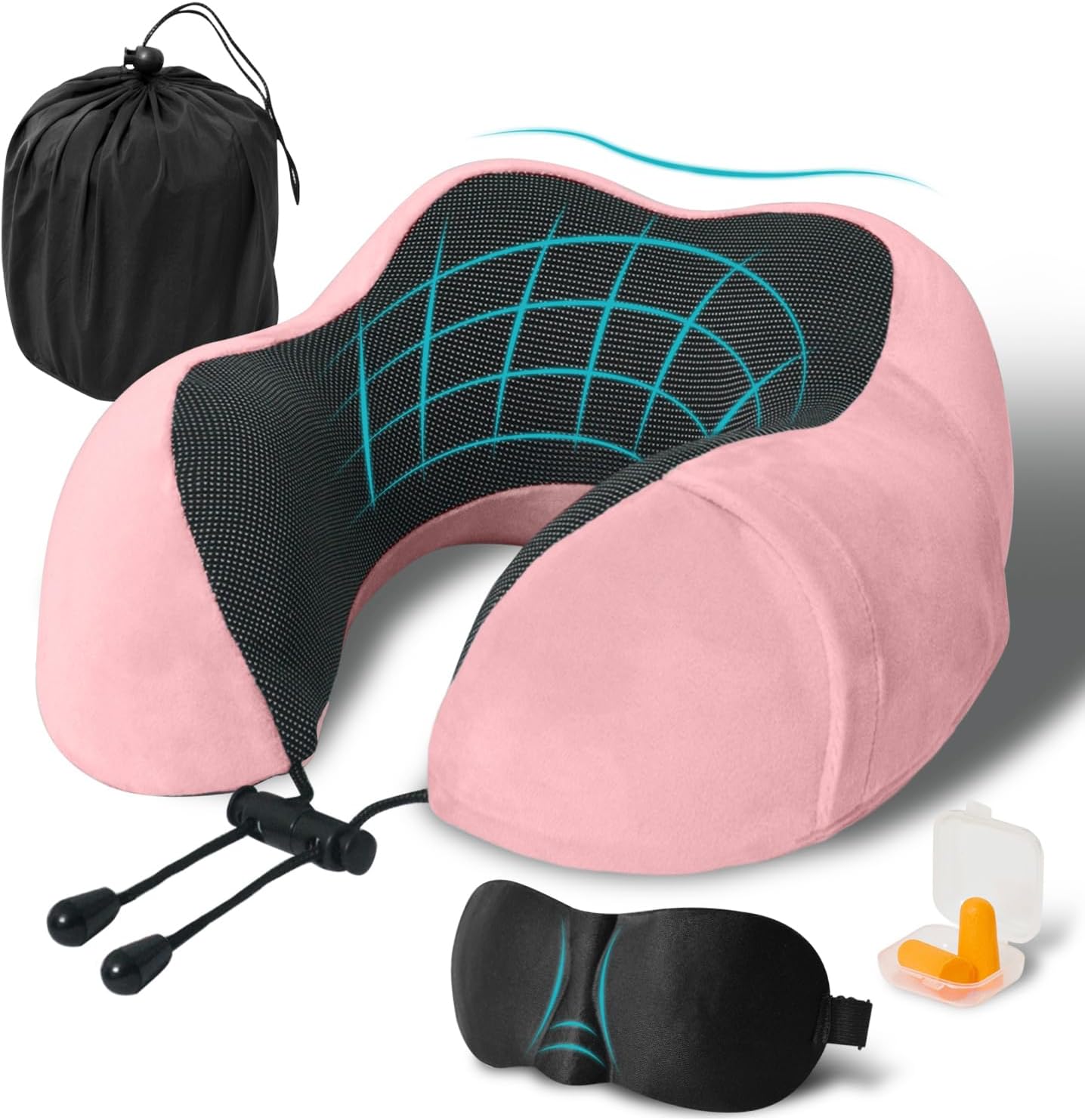 Discover the Elvodosia Ergonomic Memory Foam Travel Pillow for Safe Neck and Head Comfort