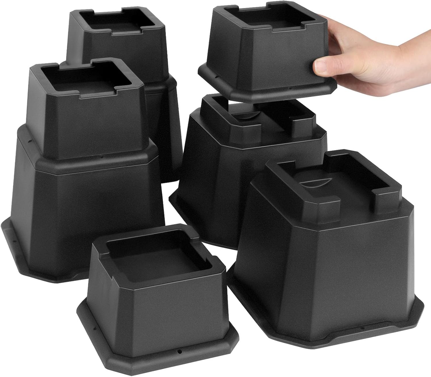 Adjustable Bed Riser Elevator - Shouwuhho Best Bed riser for Sofa Couch Table Raise Save Space