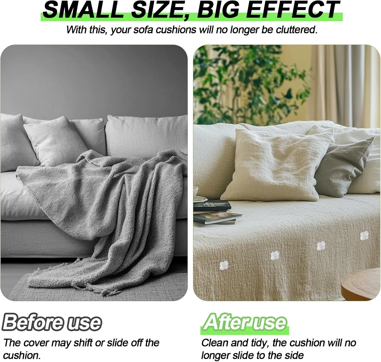 100-Piece Bed Skirt Pins Four-Leaf Clover Twist Pins for Upholstery Tacks and Slipcovers