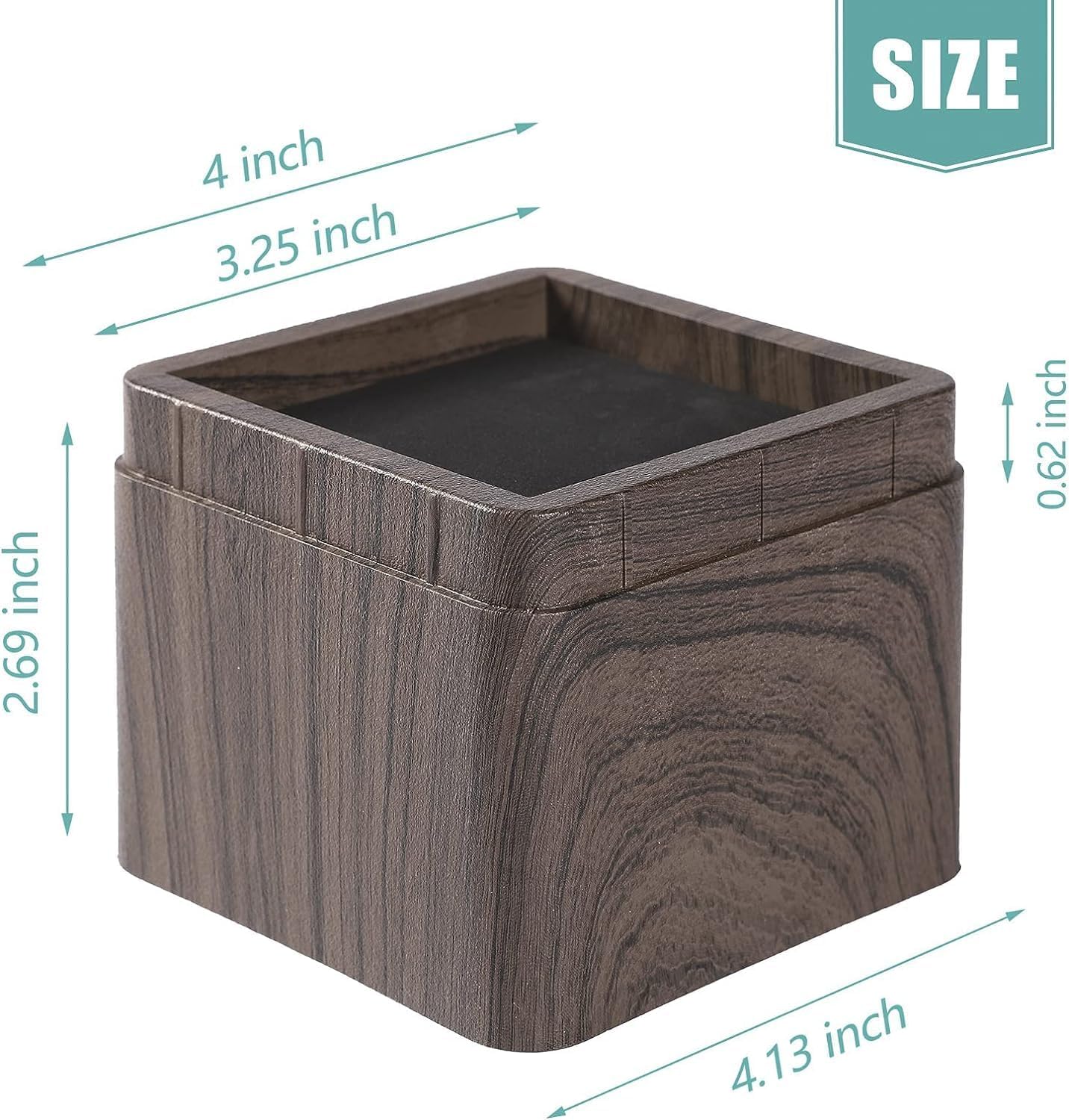 Exceptional 3-Inch Stackable Bed Risers Heavy Duty with Real-Woodprint Elevate Your Comfort
