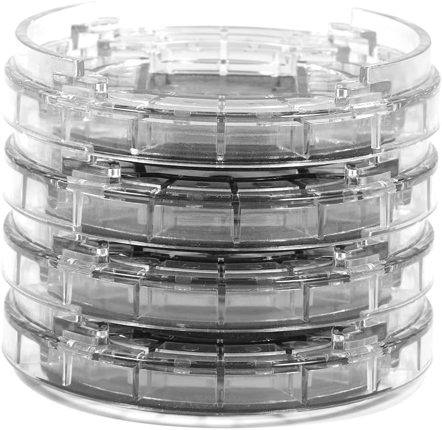 Furniture Risers Set of 8 - Heavy Duty Plastic Bed Risers for Sofa Table Desk and Chair