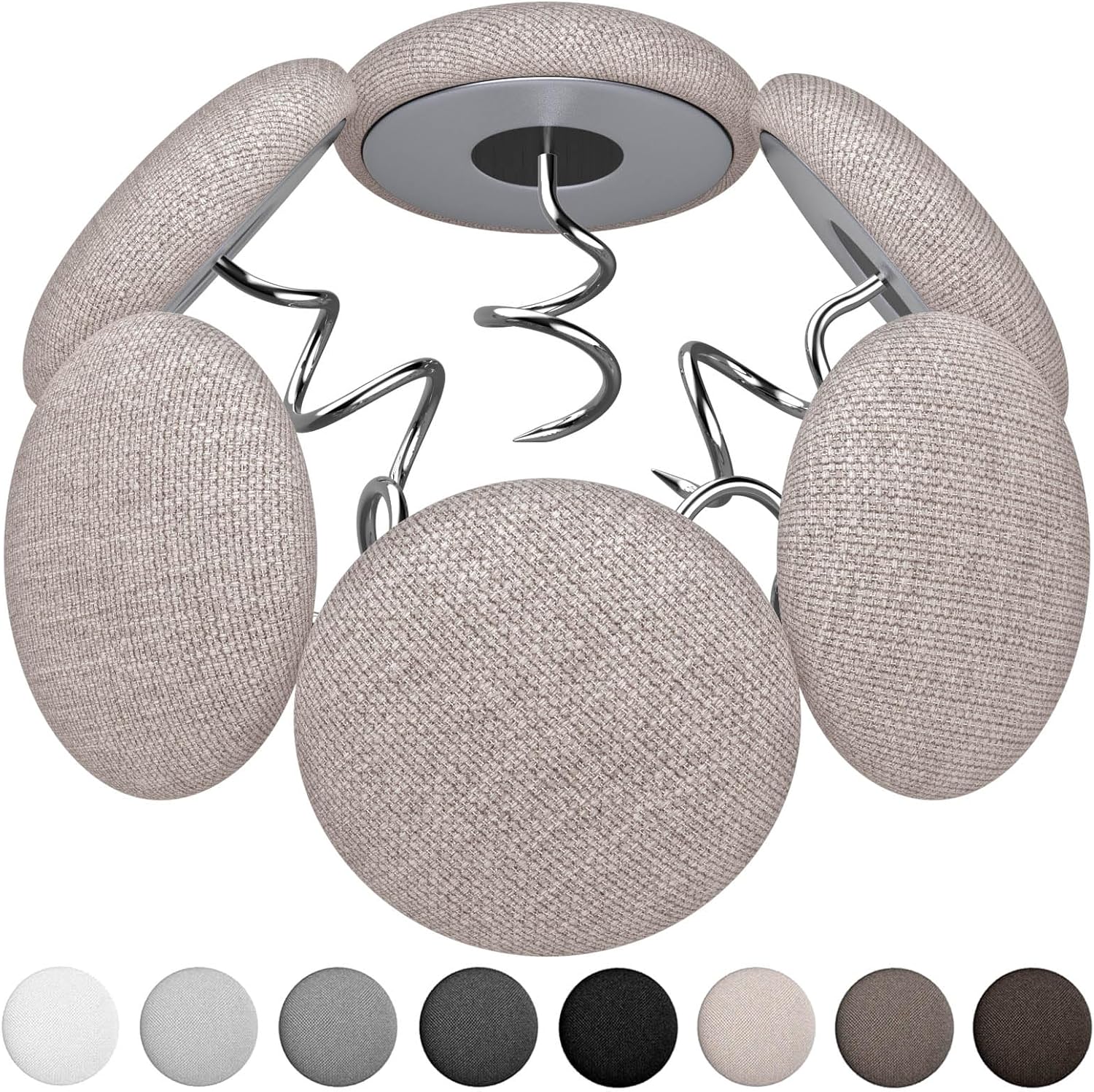 12-Color Fabric Covered Button Twist Pins for Sofa Upholstery