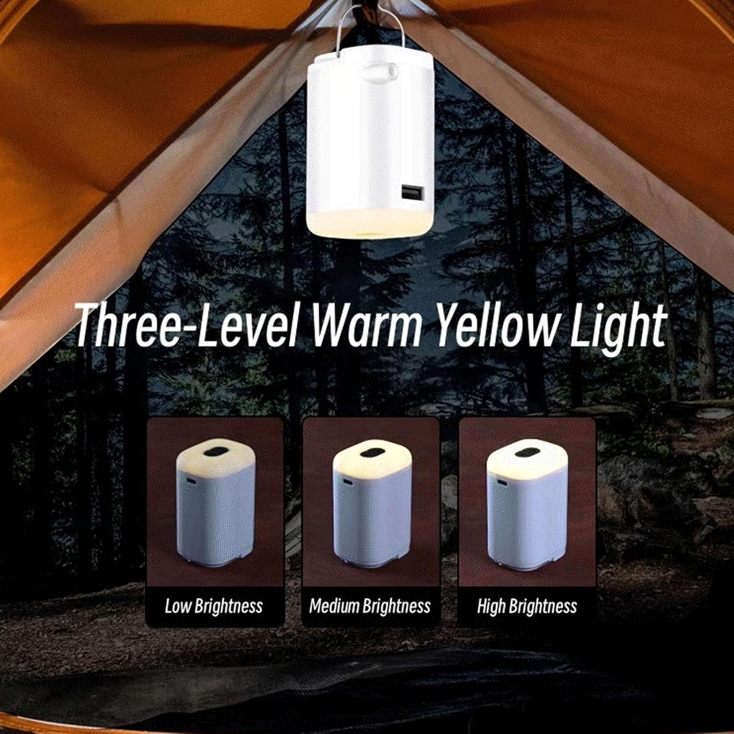 Small Mini Portable Inflatable Air Pump with LED Light for Camping Travel Home Use