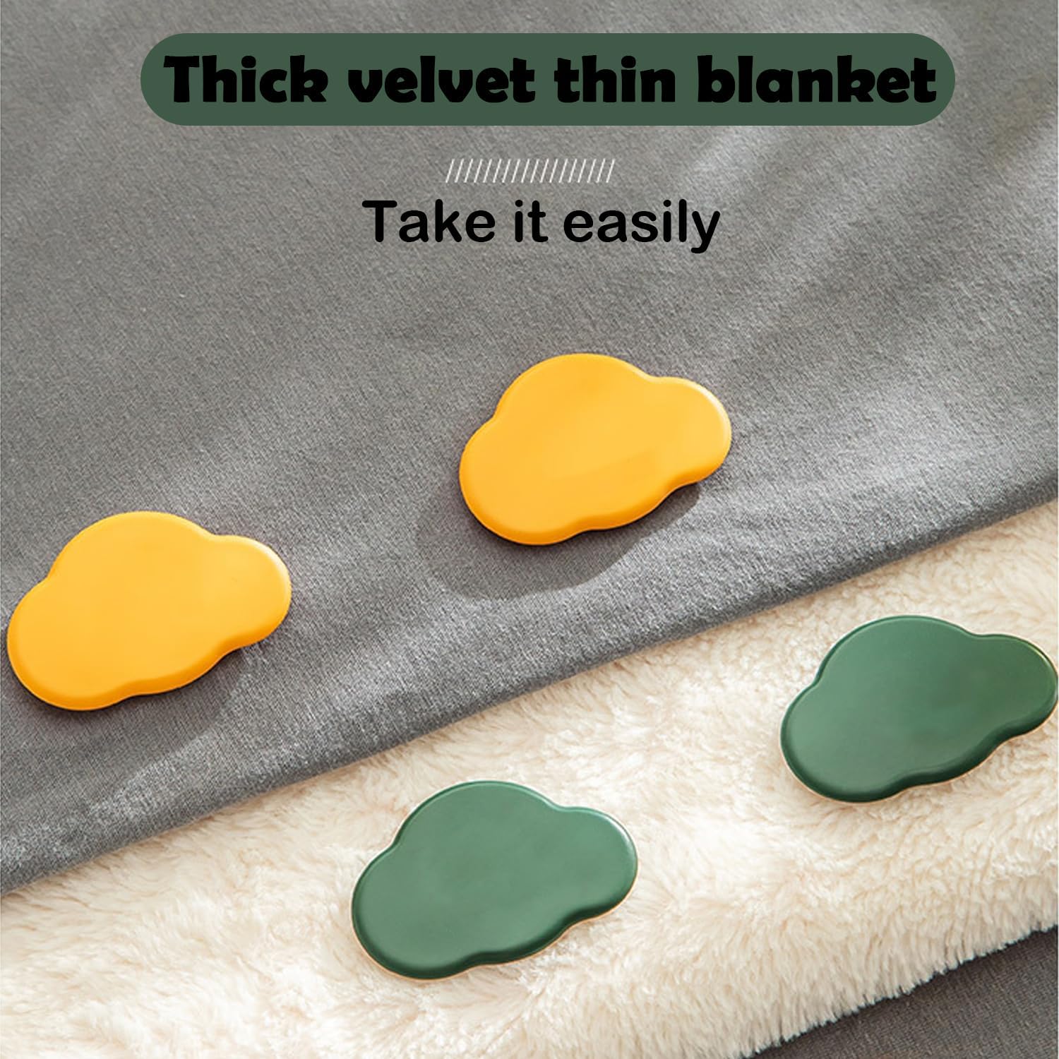 8 Pack Duvet Clips for Bed Sheets Secure Fasteners to Keep Sheets Firm Tight