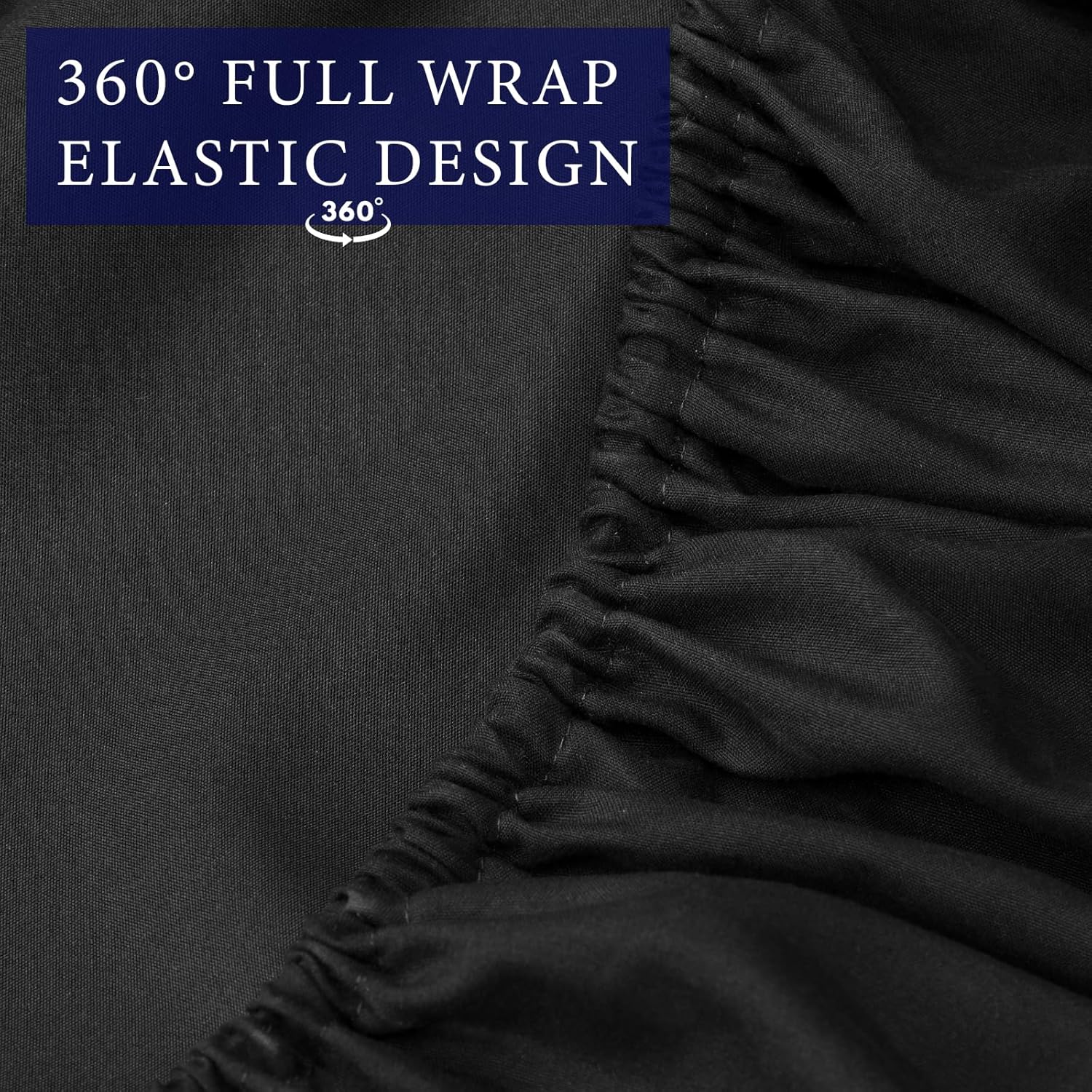 AEHISDHIE Extra Deep Pocket Air Mattress Sheets for Inflatable Mattresses Twin Set Black