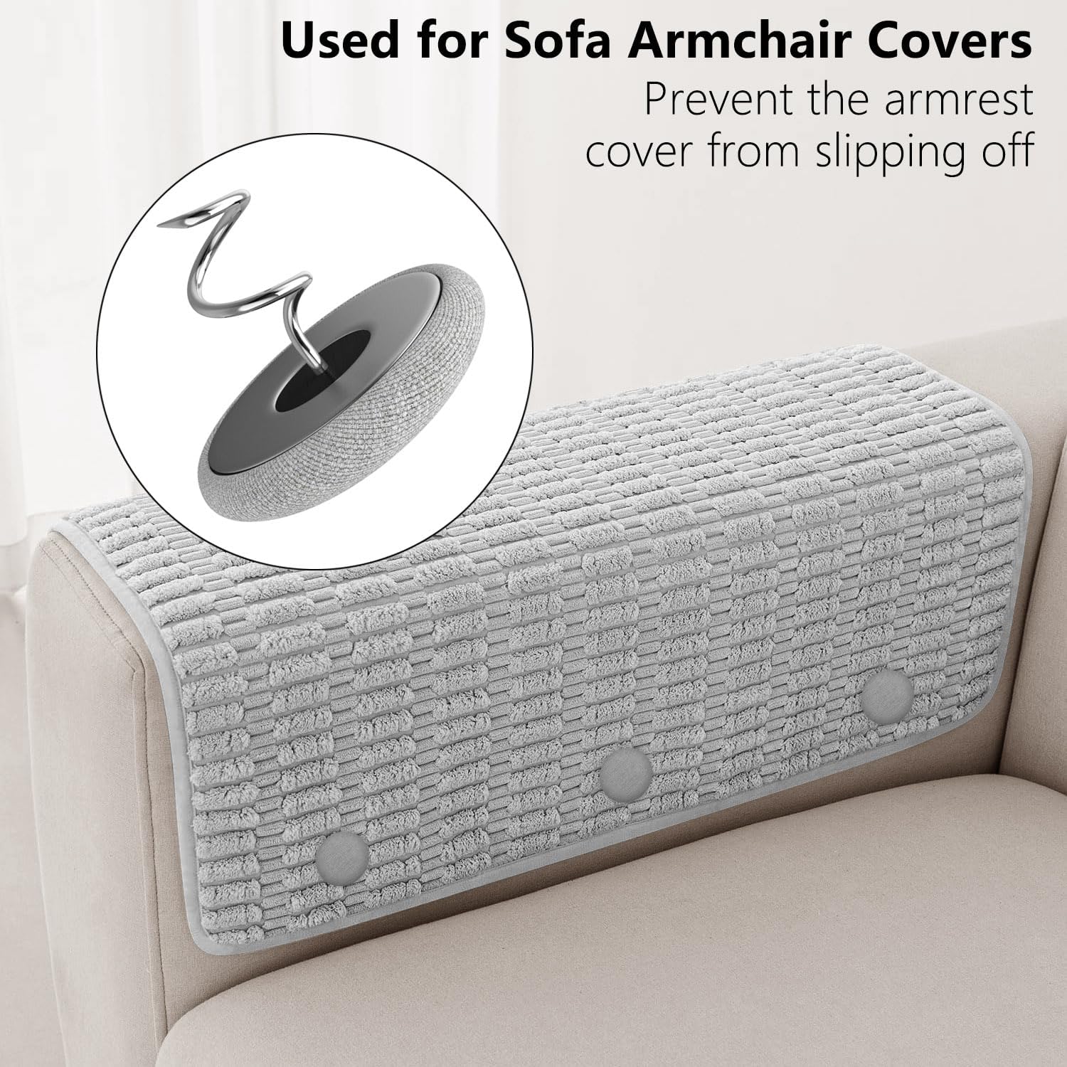 AHAILUOO 12-Piece Twist Pins for Upholstery Easy to Secure Bed Skirts Sofa Cushions