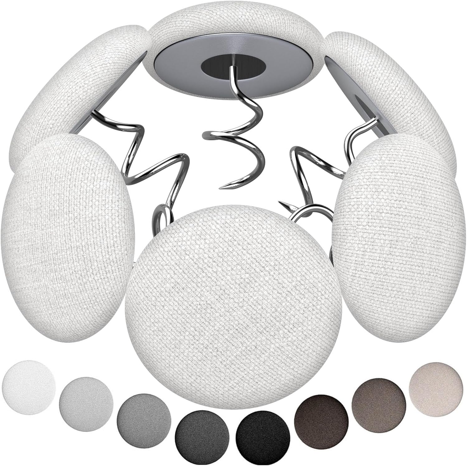 AHAILUOO Soft Twist Pins - 8 Colors - Secure Sofa Armrest Bed Skirt Covers