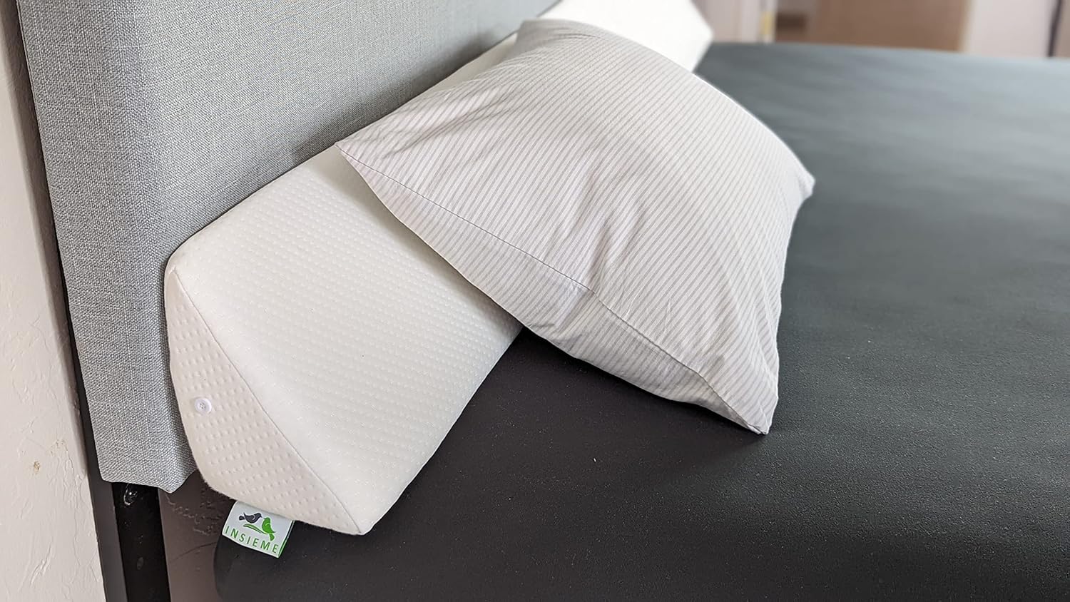 Perfect for Queen Size Headboard Wedge Pillow for Mat Gap Filler Adjustable Height for Reading _sleeping
