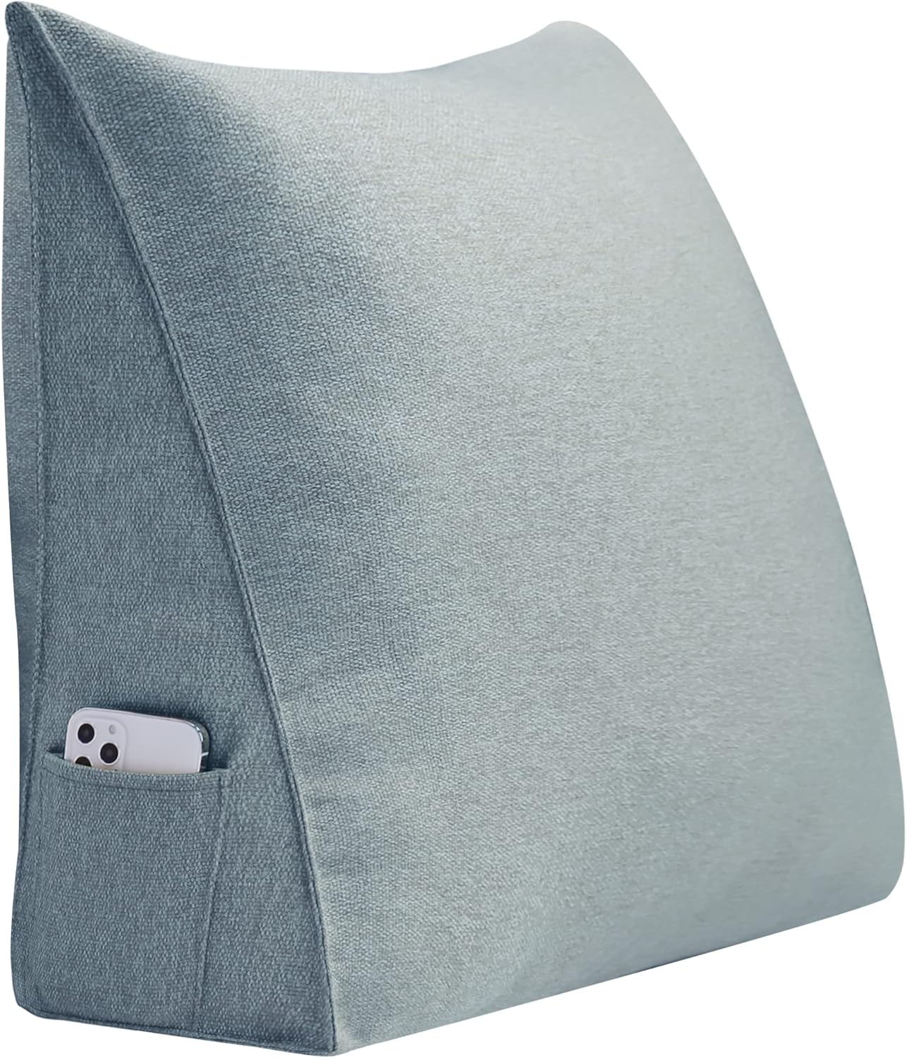 Gray Ergonomic Lumbar Support Pillow for Bed Rest Reading or Side Lying Premium 24x8x20 Your Best Choice