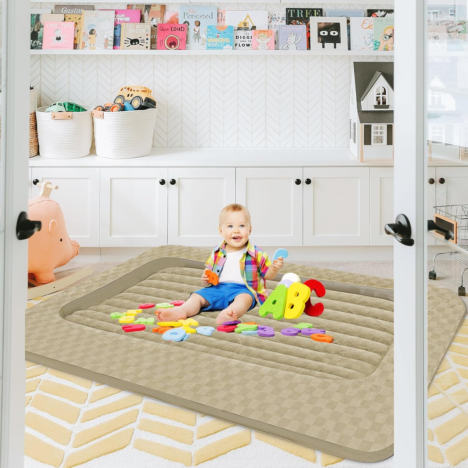 Portable Air Mattress for Kids Smooth Surface Perfect for Travel and Camping