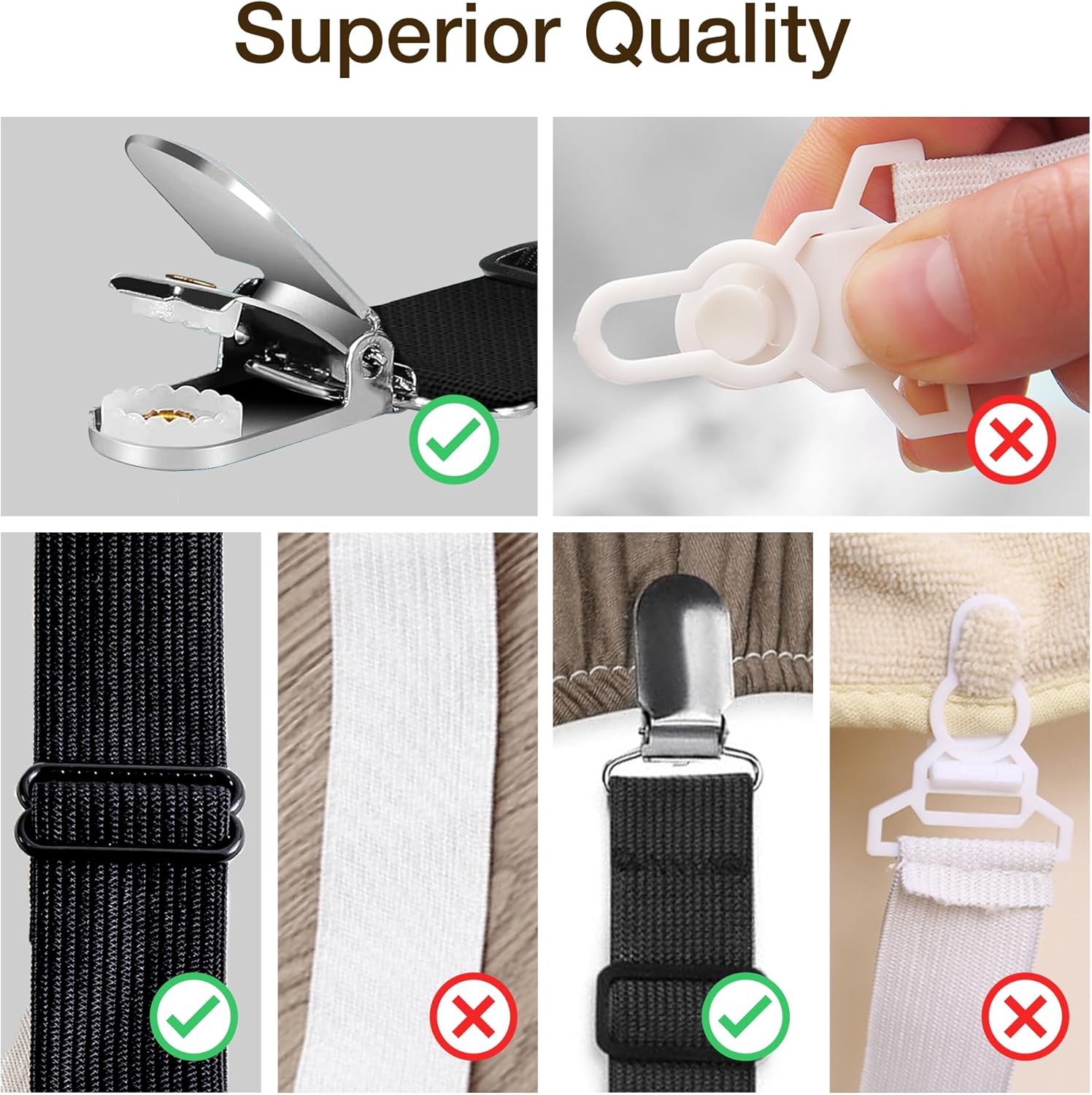 Jellymoni Bed Sheet Straps Easy to Install Durable Fasteners for a Cozy Sleep