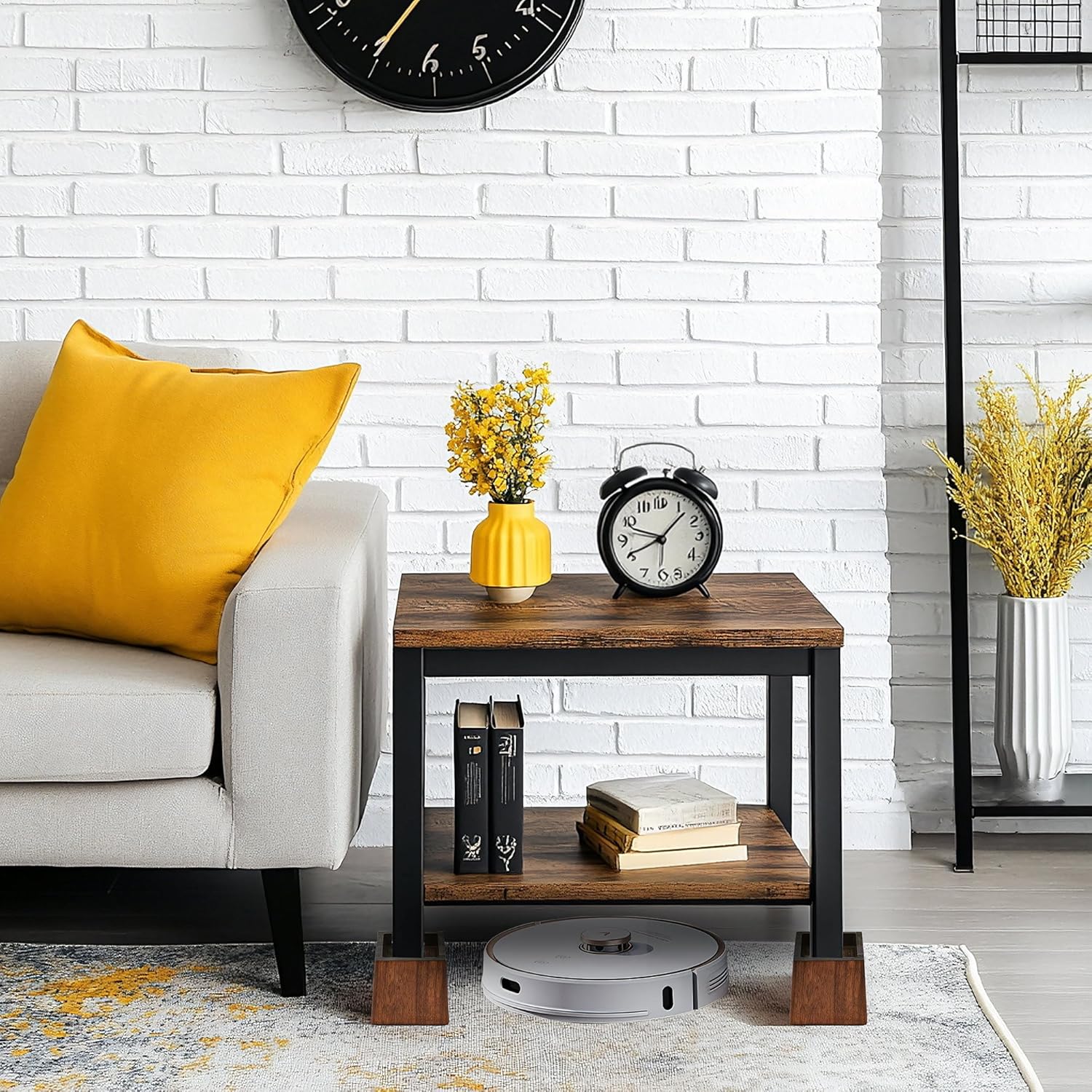 Elevate Comfortably Bed risers for 2200 lbs support Rugged construction for durability