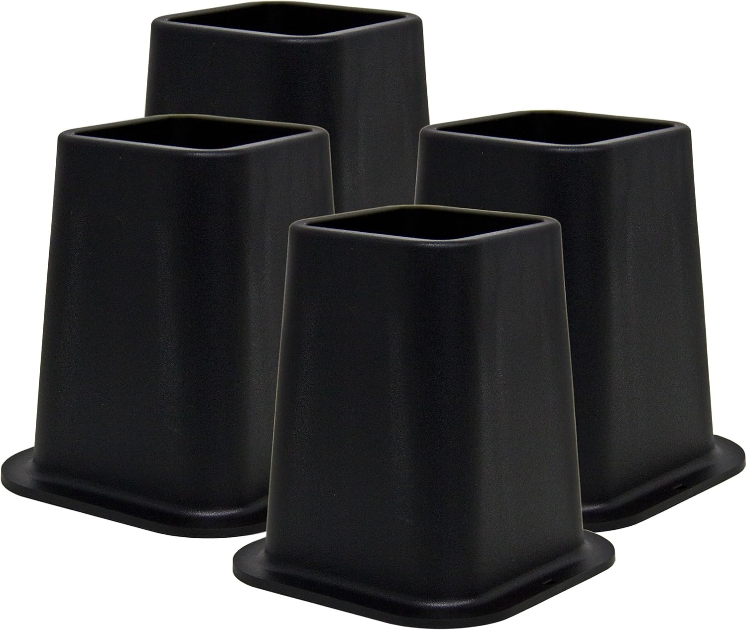 Sturdy Bed Risers for Sofa Desk Couch Table Black by Kings Brand